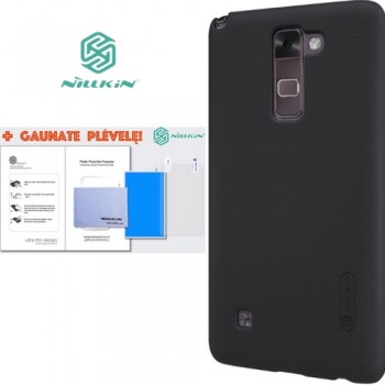 Nillkin f. shield dėklas juodas + plėvelė (Lg Stylus 2 telefonui)